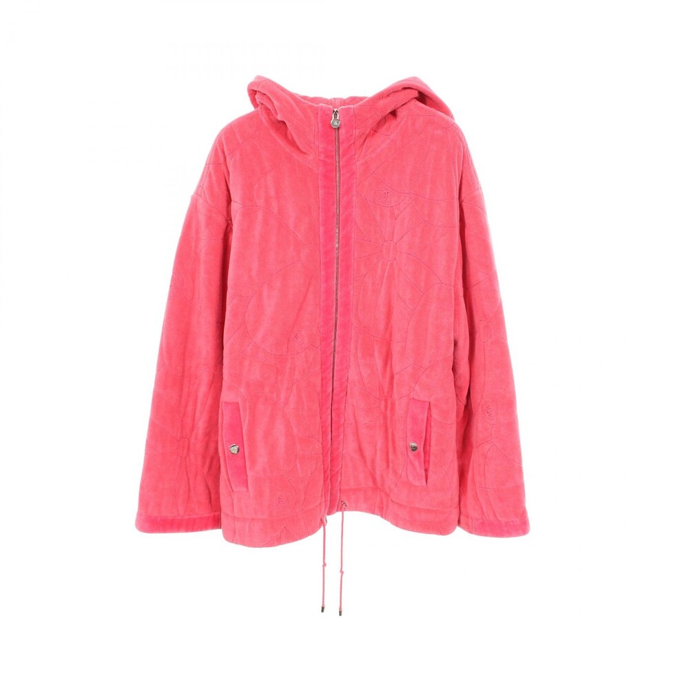 Chanel Coco Mark Pile Zip-Up Hoodie #309556C13B